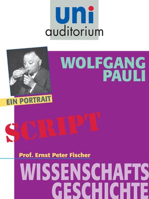 cover image of Wolfgang Pauli